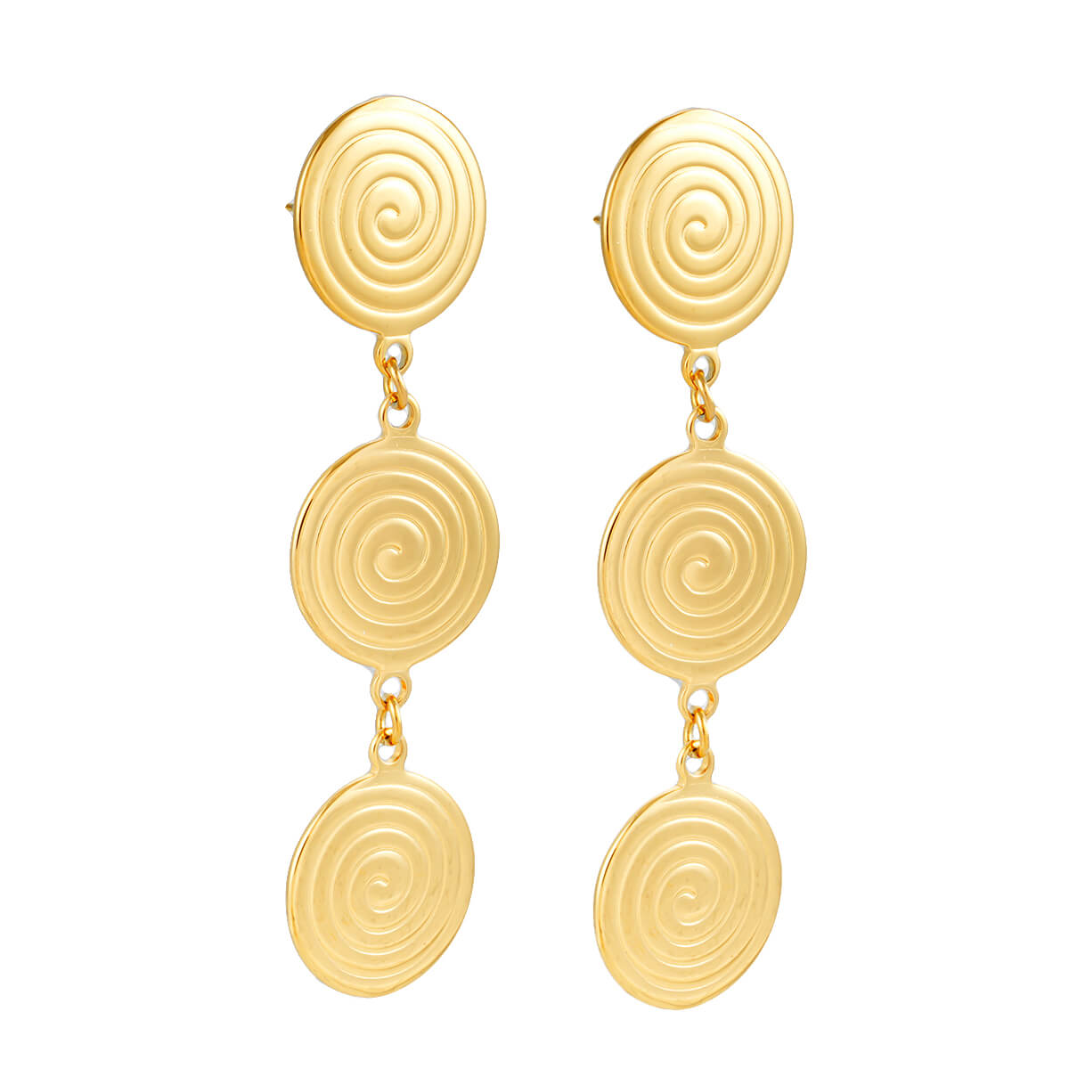 Thread circle earrings TrendyRush