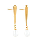 Pearl drop earrings TrendyRush