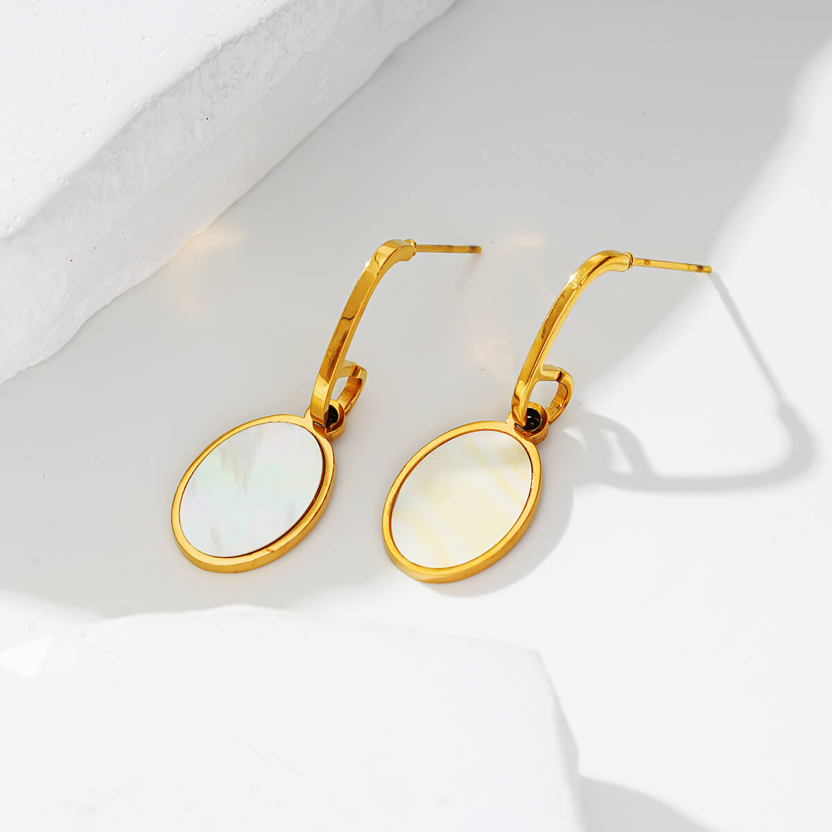 White fritillary earrings TrendyRush