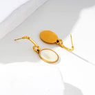 White fritillary earrings TrendyRush
