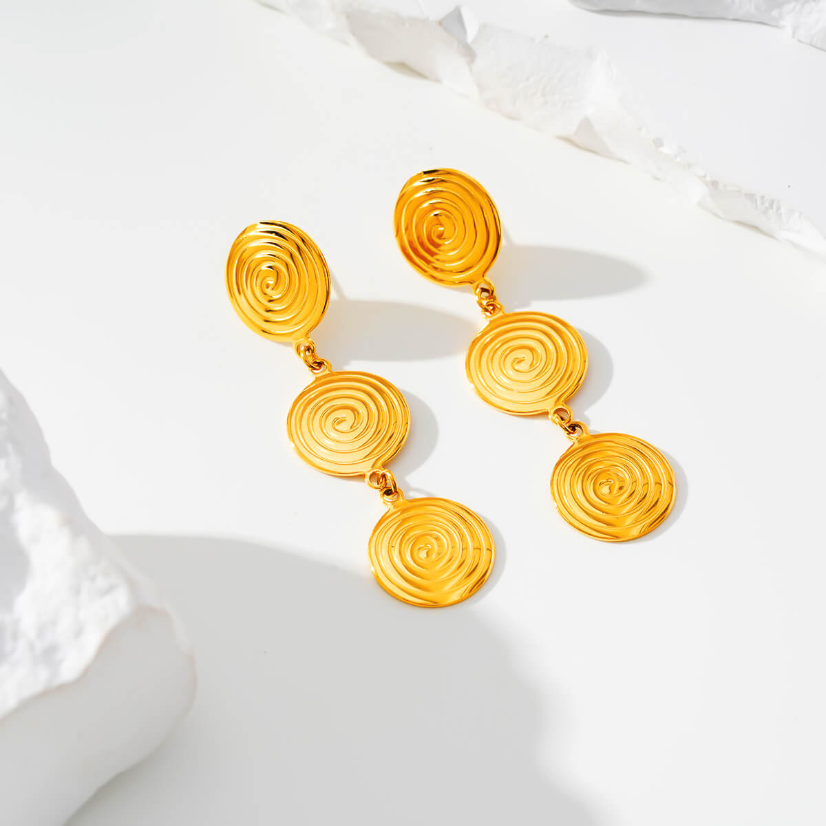 Thread circle earrings TrendyRush