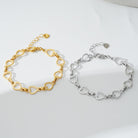 Hollow heart chain bracelet TrendyRush