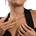 Heart shaped fritillary necklace TrendyRush